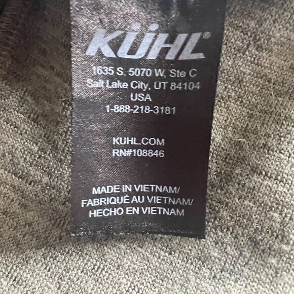 Kuhl Olive Green Open Cardigan Size XS - Picture 7 of 9